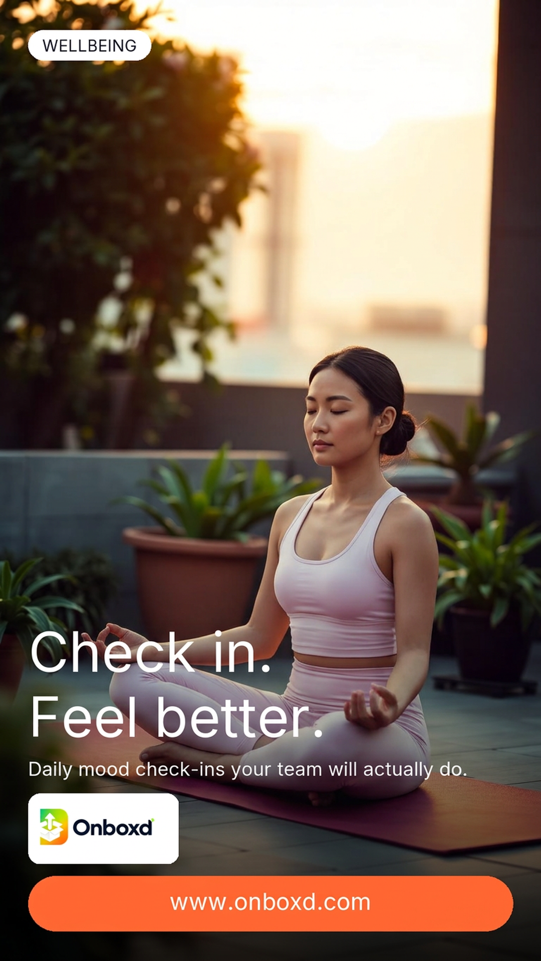 Onboxd wellbeing mood check-in marketing story
