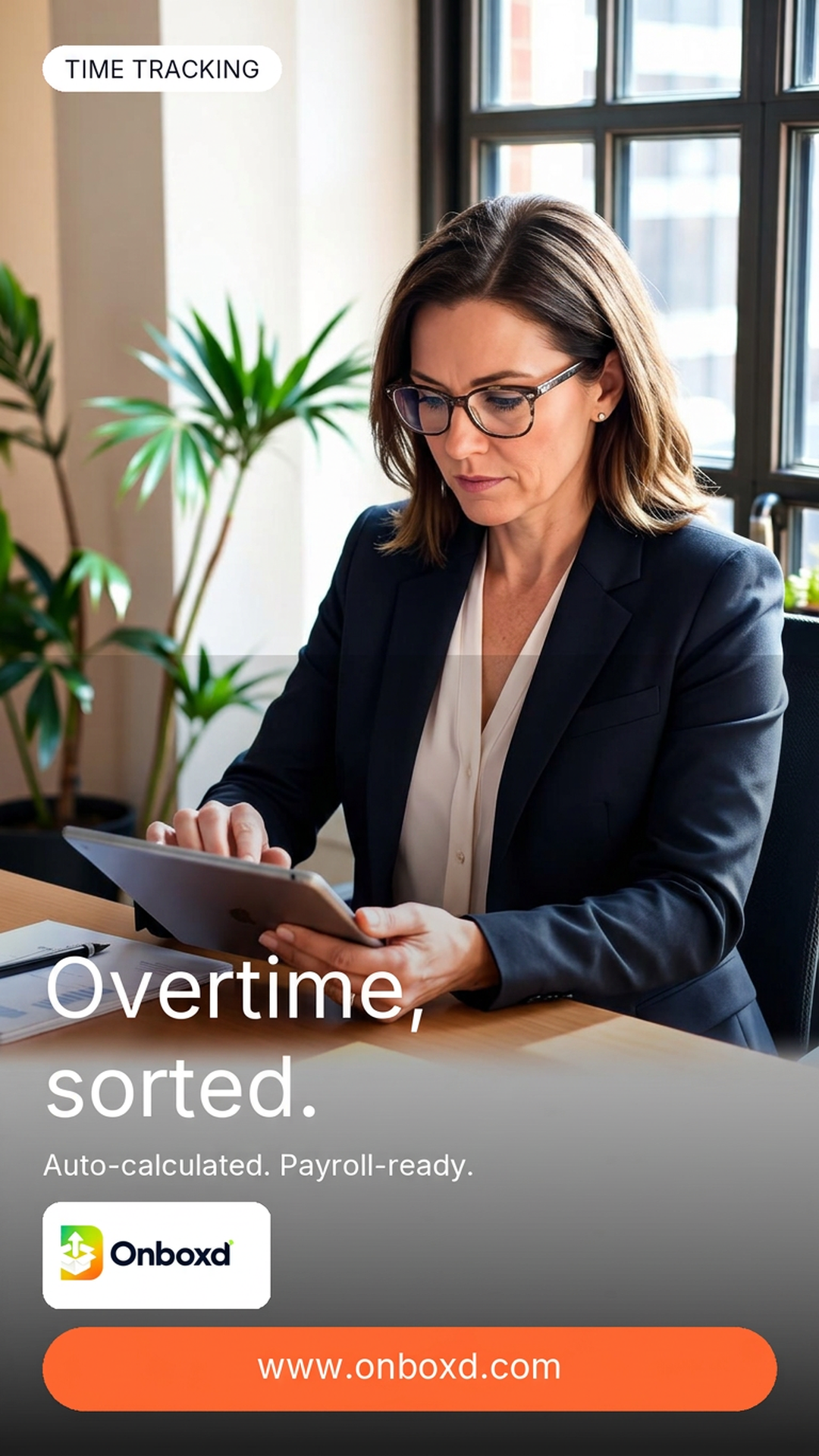 Onboxd time tracking overtime marketing story